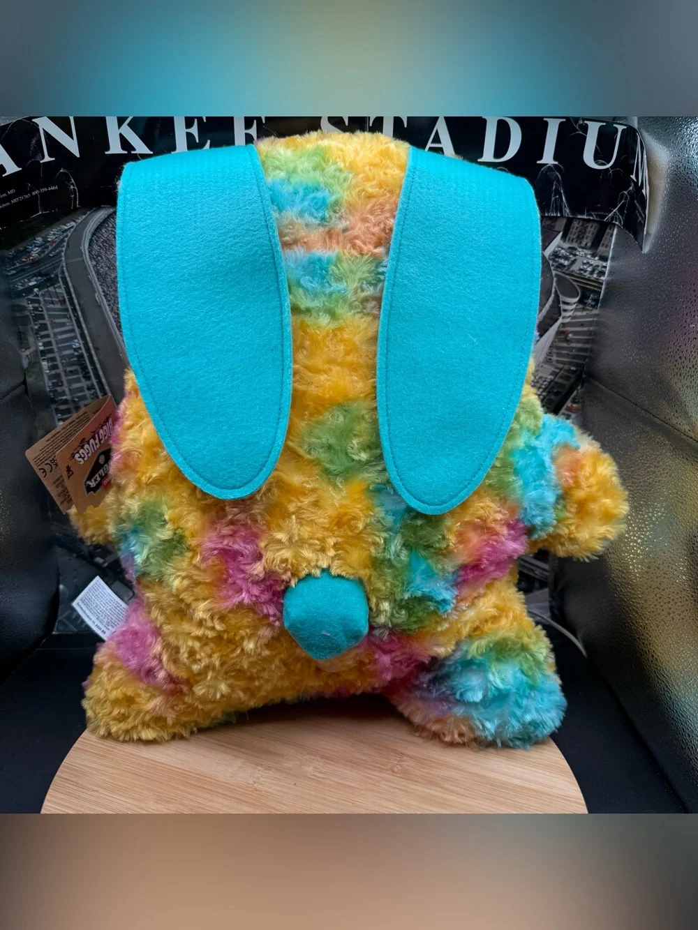 ZURU Fugglers Bigg Fuggs - Ugly Monster Plush - 17 inches (Rabid Rabbit Tye Dye)